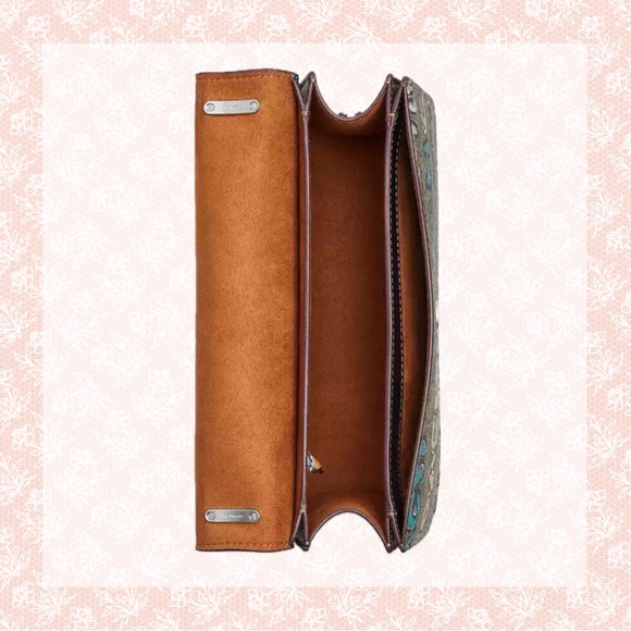 COACH X MINT + SERF LG Morgan Square CROSSBODY in Sig Canvas NWT! - Picture 5 of 9